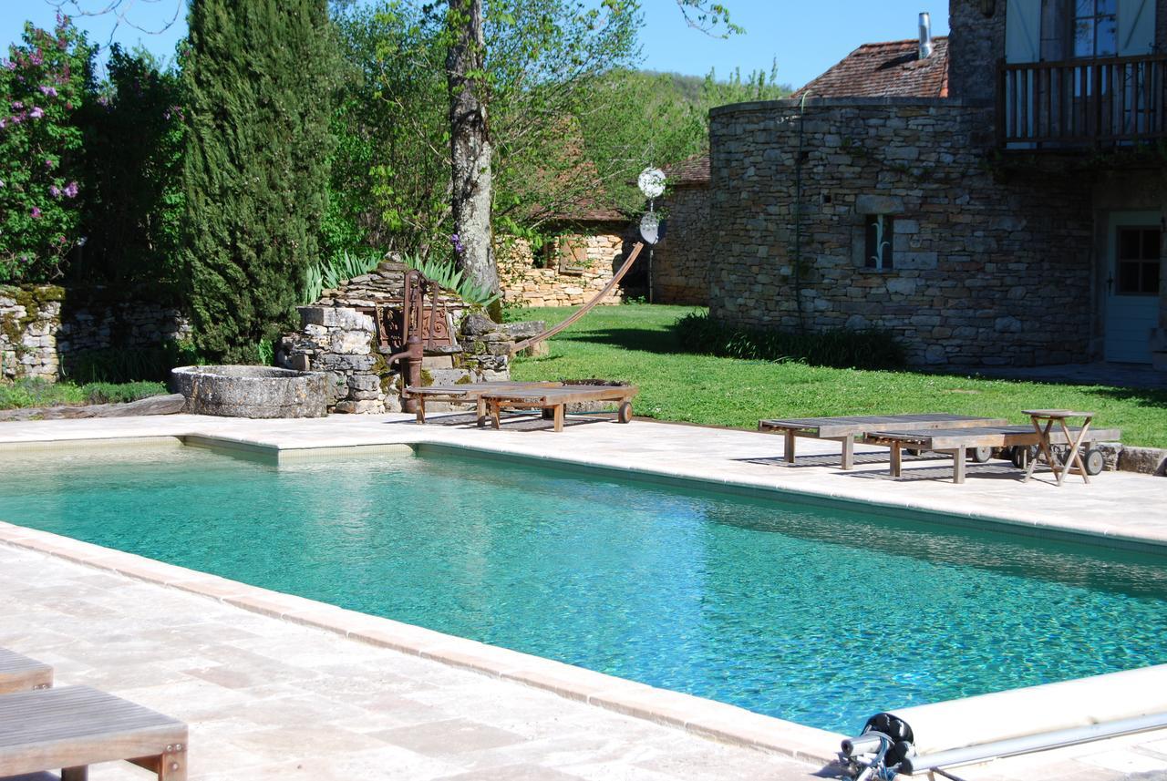 Bed and Breakfast Mas De Garrigue Calvignac Exterior foto